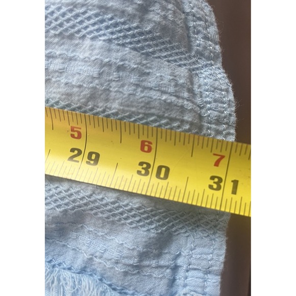 We The Free By Anthropologie  Shirt In Blue Oversized 100% Cotton Size Large - Picture 9 of 9